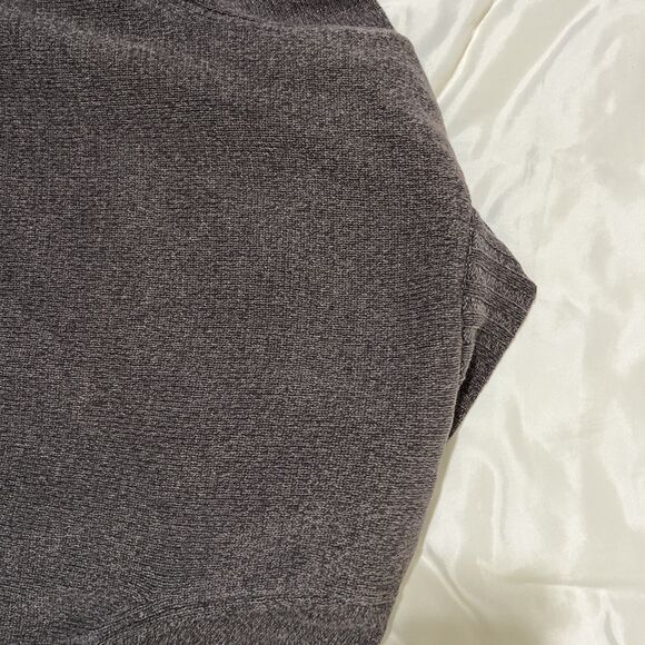 Boston Traders Cardigan Sweater Mens M Gray Cable Knit Sherpa Lined Heavyweight - Picture 10 of 10